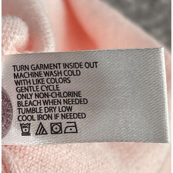 US Polo Assn Sweater Womens L Rose Pink Star Knit Pullover Layering Crew Neck NE - Picture 8 of 10